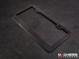 License Plate Frame - 100% Genuine Carbon Fiber
